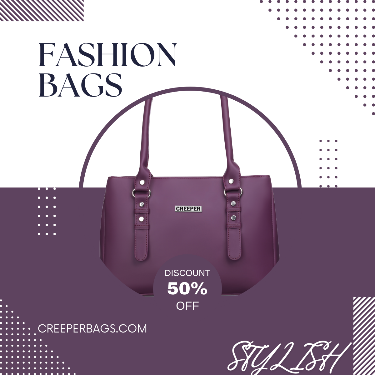 PURPLE BAGS 1200